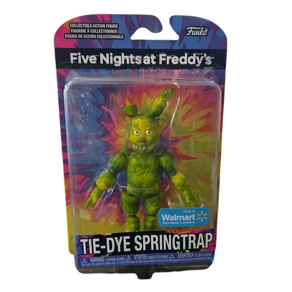 FNAF Tie-Dye Springtrap Funko Figure Walmart Exclusive Five Nights - New - Picture 1 of 2